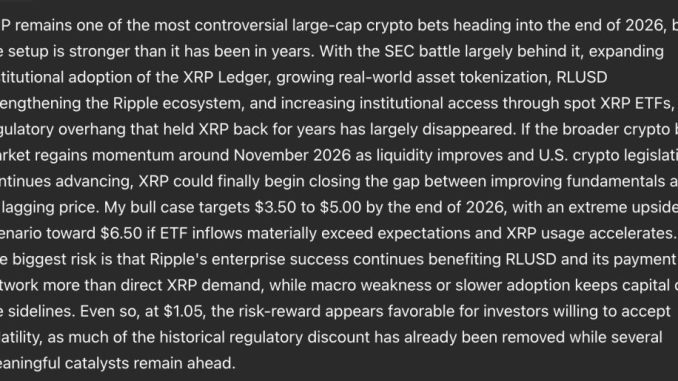 Sam Altman ChatGPT AI Predicts Crazy XRP Price by End of 2026
