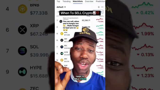 When To Sell Crypto📈#greenscreen #bitcoinlegend #crypcurrencey #cryptonews #cryptomaniacs
