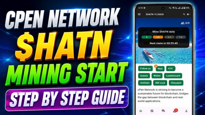 CPEN NETWORK MEW UPDATE PHASE 3 MINING START STEP BY STEP GUIDE