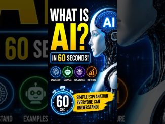 What Is AI? Explained in 60 Seconds 🤖 | Artificial Intelligence for Beginners #shorts #ai #aivideo
