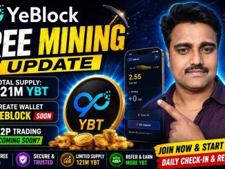 YeBlock Free Mining 2026 🔥 P2P Launch Soon? | Create Wallet & Earn Free YBT