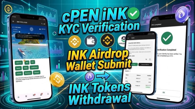 cPEN INK Wallet Connect | iNK Withdrawal Process | cPEN INK BNB Wallet Import & Verification Guide