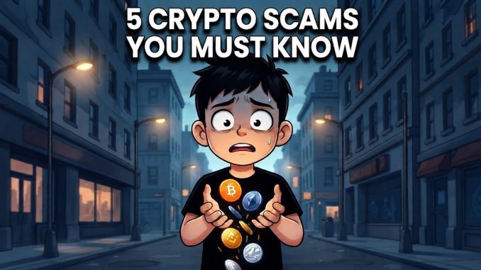 5 Crypto Scams Beginners Fall For in 2026 (And How to Spot Them in 10 Seconds)