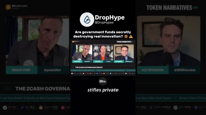 Are government funds killing tech innovation? #cryptonews
