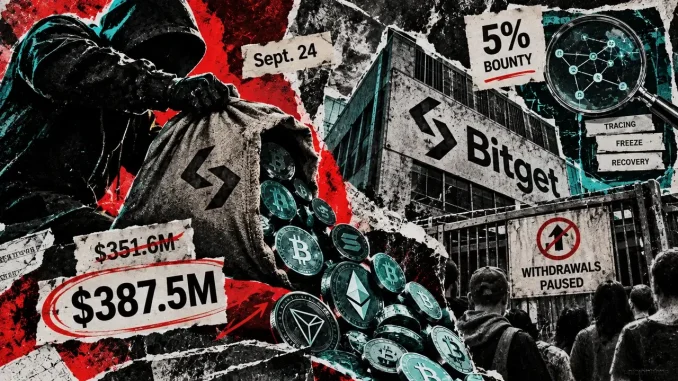 Bitget’s hack just got $36 million bigger, and now there’s a bounty on the stolen crypto