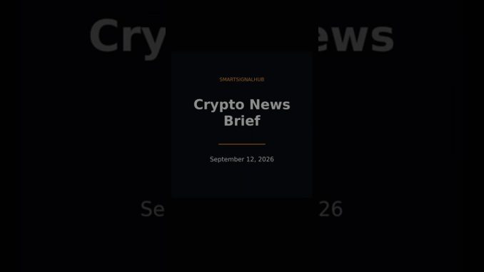 Crypto News Highlights   September 12, 2026