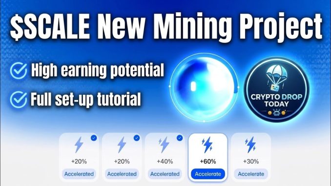 $SCALE Mining App A to Z Setup Guide | কিভাবে মাইনিং স্পিড বাড়াবেন? 💰