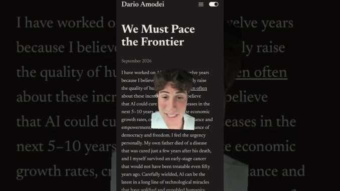 SCARY AI NEWS developing over the past few days… really don’t know how this will play out