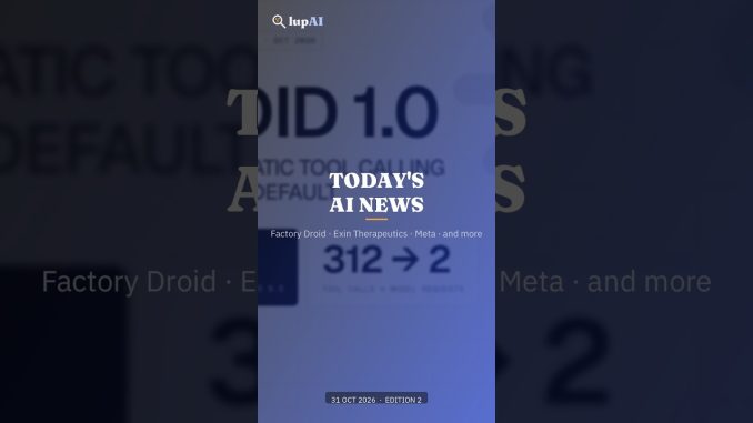 Daily AI News Recap — 2026-10-31 · Edition 2 #Shorts