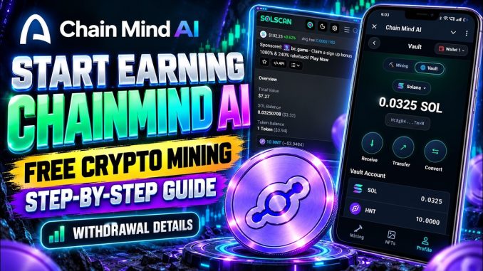 Earn $HNT Token with ChainMind AI | Free Crypto Airdrop Guide | Instant Withdraw