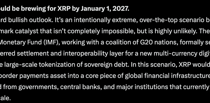 Elon Musk's Grok AI predicts an incredible price prediction for XRP by the end of the year based on a hypothetical catalyst for Ripple
