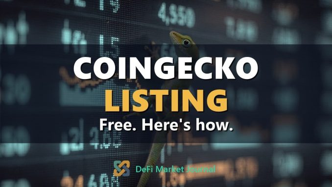 How to Get Listed on CoinGecko (and What It Costs) #crypto