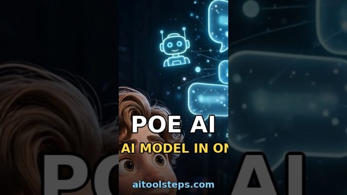 How to Use Poe AI for Beginners: Chat With Every Top AI Model in One App (2026 Guide) #shorts
