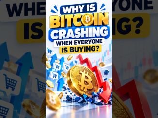 Why Is Bitcoin Crashing When Everyone Is Buying? 😱📉 #shorts #makemoneyonline #uppbeat